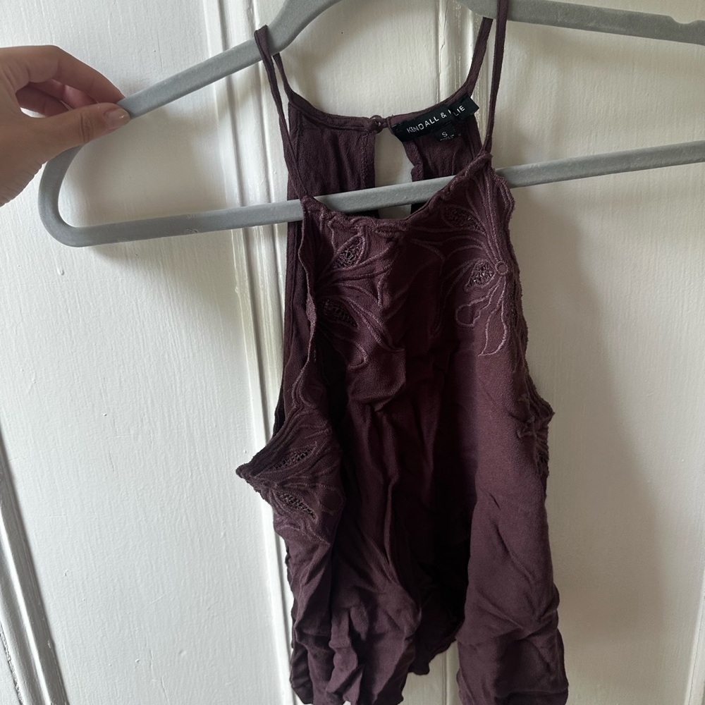 Kendall & Kylie Deep Purple Tank